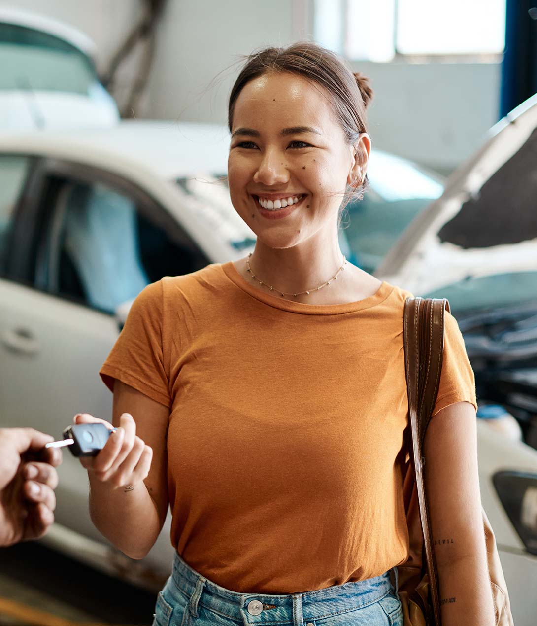 Une cliente satisfaite d'un service hors pair.